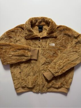 The North Face Osito Lux Fleece Full Zip, Brown, Size L
